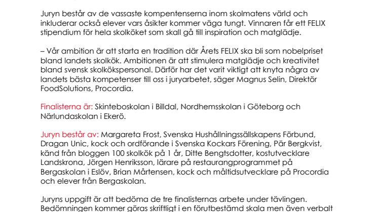 Välkommen till final i Årets FELIX