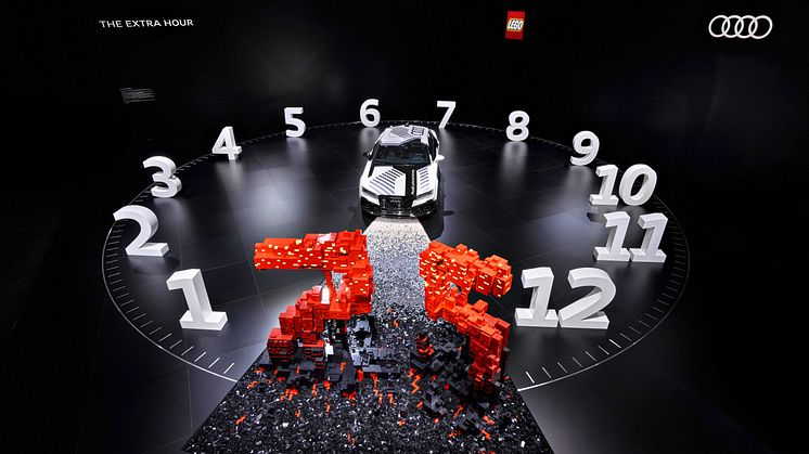 “The extra hour” installation by Audi and the LEGO® Group at Design Miami/