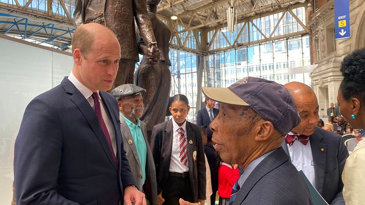 Siggy Cragwell with Prince William 