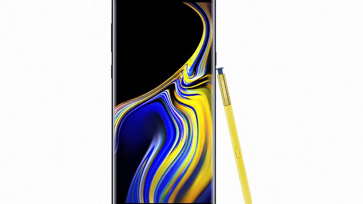 Samsung Galaxy Note9_front_pen_blue