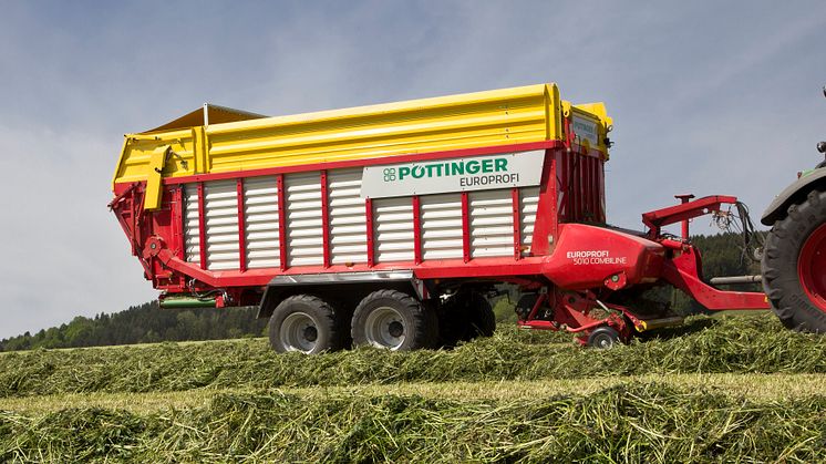 TREJON lanserar nya Pöttinger Europrofi Combiline ensilagevagn 