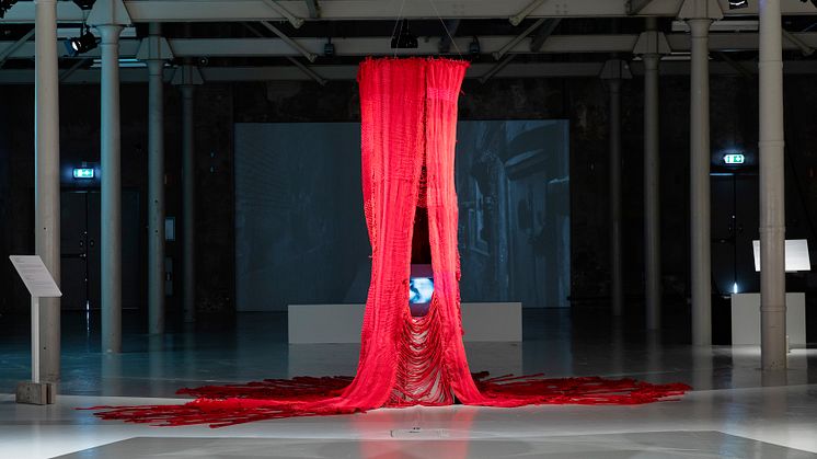 Installation view / installationsbild Nine Month Circle, 2009-2012, Yasmin Jahan Nupur, Delta & Sediment Färgfabriken 2019 Yasmin Jahan Nupur