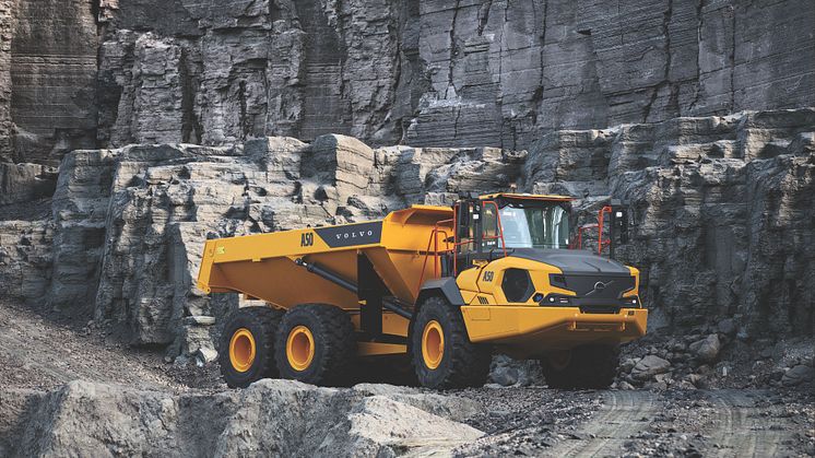 Nu lanseras den helt nya ramstyrda dumpern Volvo A50