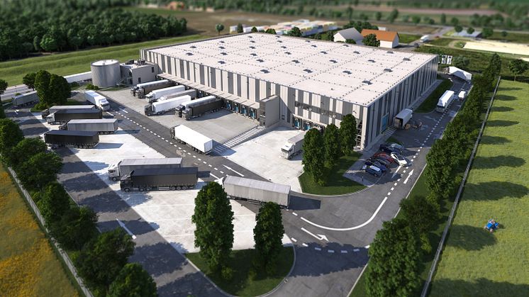 Visualisierung Logistikzentrum Heidenau