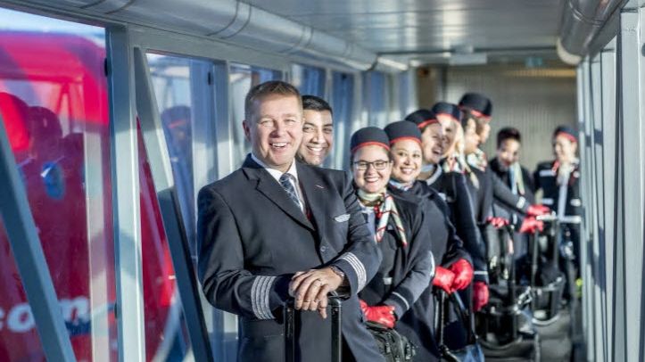 Norwegians Dreamliner-besetning. 