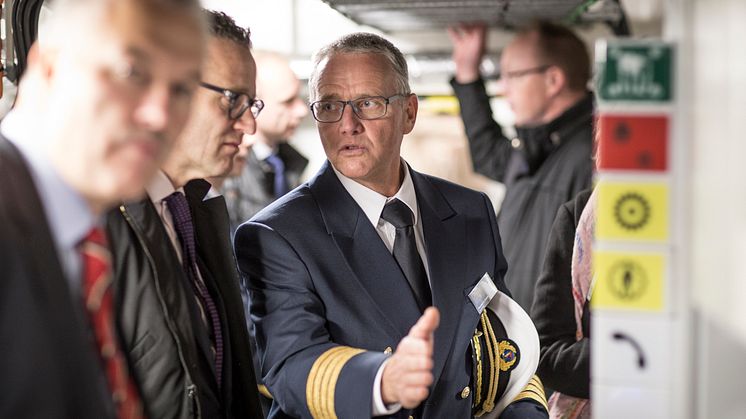 Christian B. Jensen, kaptajn