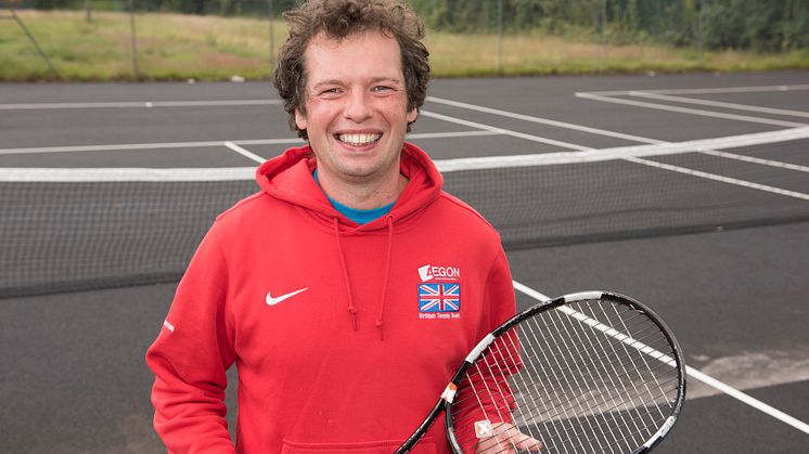 Tennis coach Paul Jessop