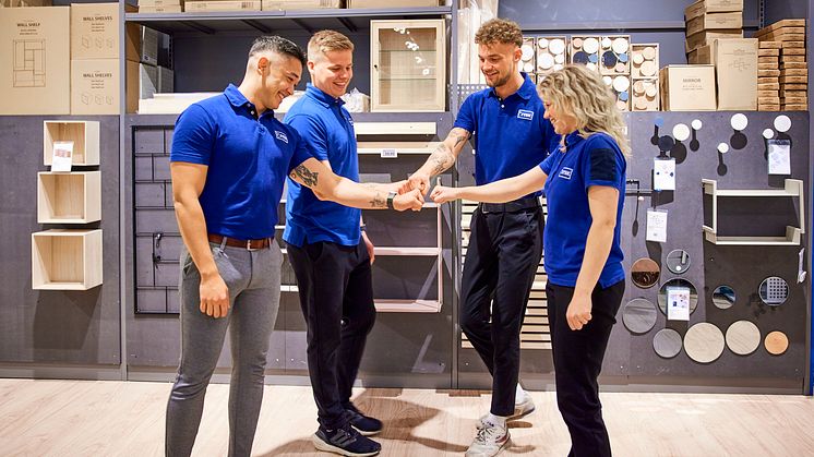 Ein Storeteam bei JYSK