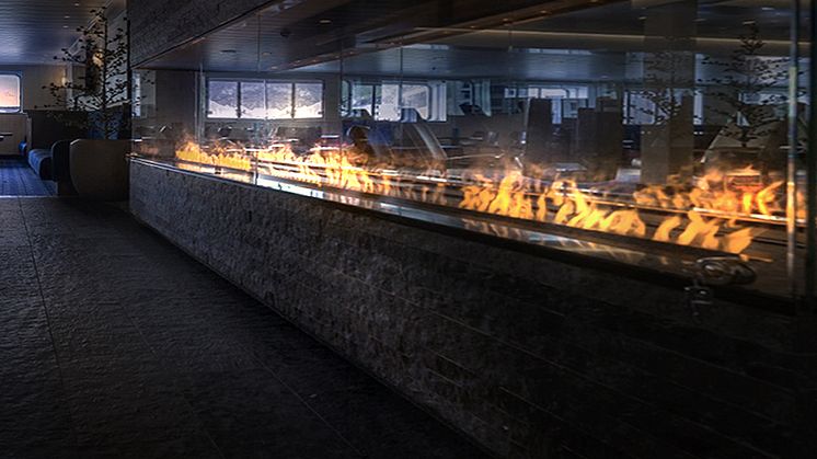 Hurtigruten, Nordkapp Fireplace