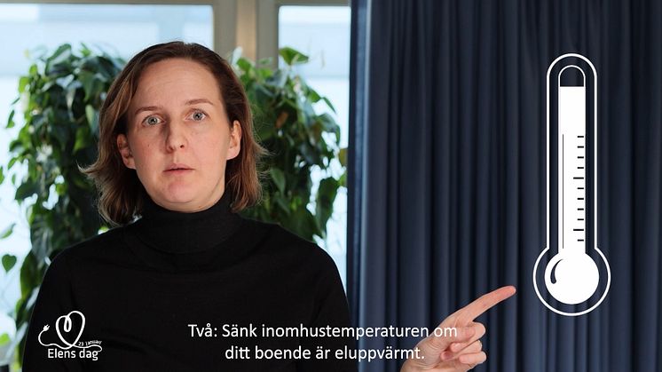Energiföretagen uppmuntrar svenskarna att snåla med elen på Elens dag