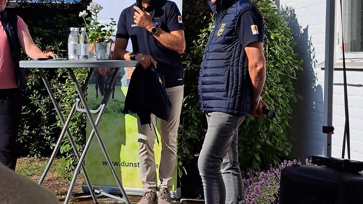Förbundskaptenerna Henrik Ankarcrona och Bo Jenå