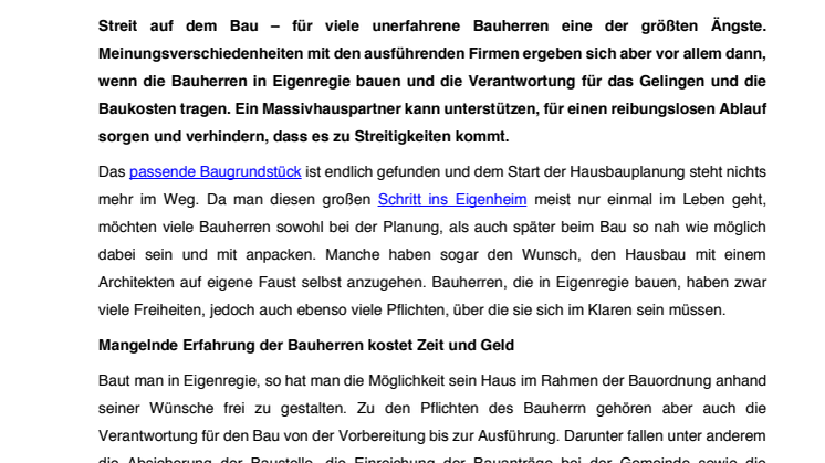 Wer macht was beim Hausbau? – Rechte und Pflichten von Bauherren und Bauunternehmen