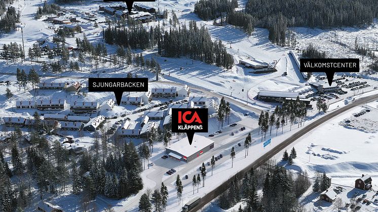 Kläppenområdet, landmärken