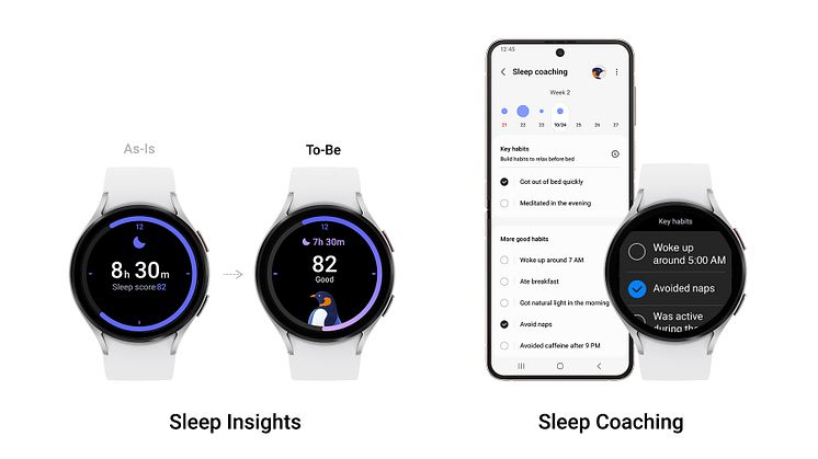 Galaxy Watch5 series_One UI 5 Watch_sleep