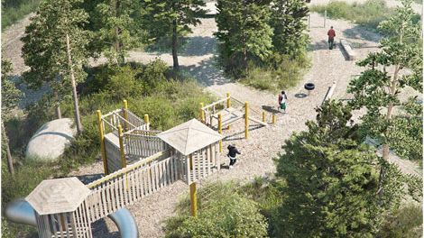 Invigning av äventyrslekparken på Östra Ersboda