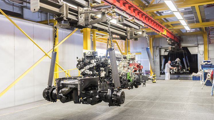CLAAS traktorfabrik i Le Mans