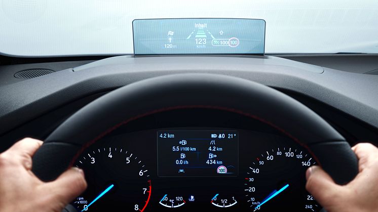 Ny Ford Focus ST-Line Heads-Up Display