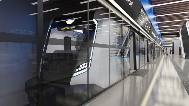 Illustration av den blivande "Ontario-line" i Toronto.