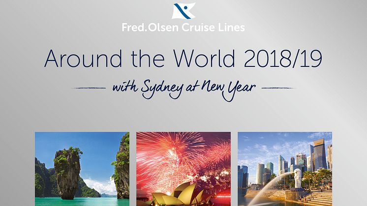 Fred. Olsen Cruise Lines' 'Around the World 2018/19 with Sydney at New Year' brochure