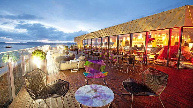 Nr. 3: Takterrassen Astrum på Clarion Hotel & Congress Trondheim.