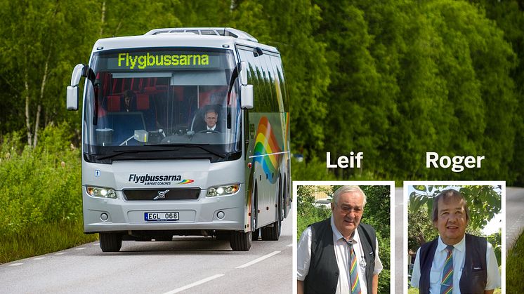 Leif och Roger är glada att få köra sommarfirare på Gotland i sommar!