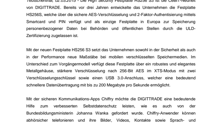 Erster Einblick in die CeBIT-Neuheiten auf der Press Preview 2015