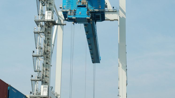 Sveriges näst största containerhamn ökar containervolymerna med 10 procent