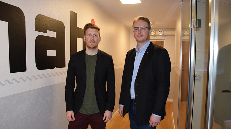 Martin Eriksson, Produktchef och Åke Persson, VD