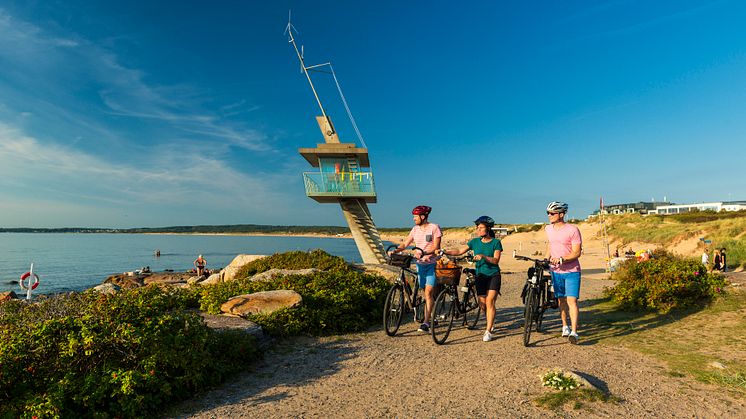 Cykelturismen var en av tillväxtområdena för Halmstad under 2018. Foto: Patrik Leonardsson 