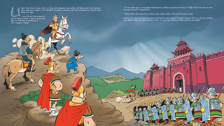 Asterix I Drakens Rike bokuppslag