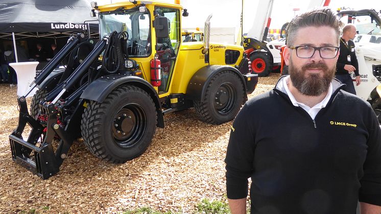 Sonny Tornäs, försäljningsansvarig på Lännen Tractors AB.