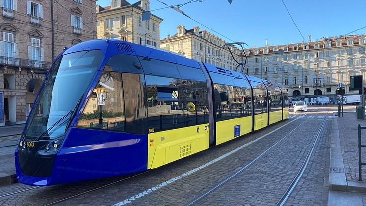 Hitachi Rail has manufactured the new trams for Turin