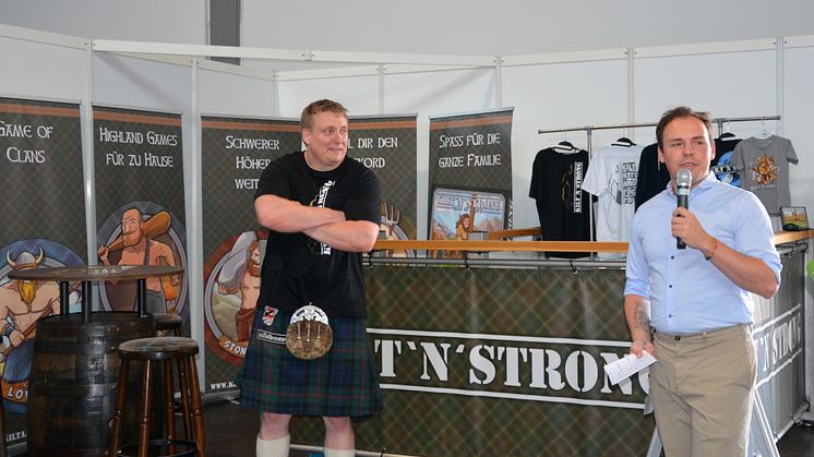 Kilt'N'Strong Game of Clans - Aussteller Stefan Kolitsch und Carsten Lorenz