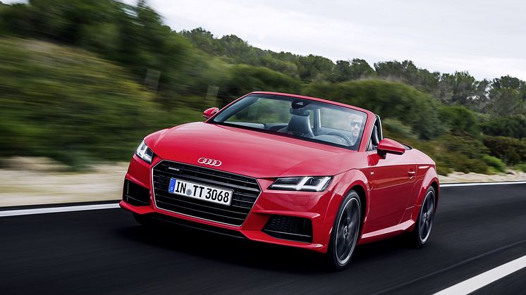 Audi TT Roadster misano rød