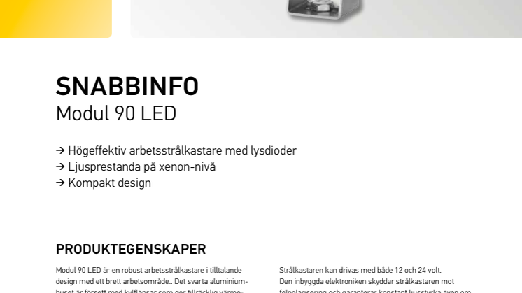 Snabbinfo Hella Modul 90 LED