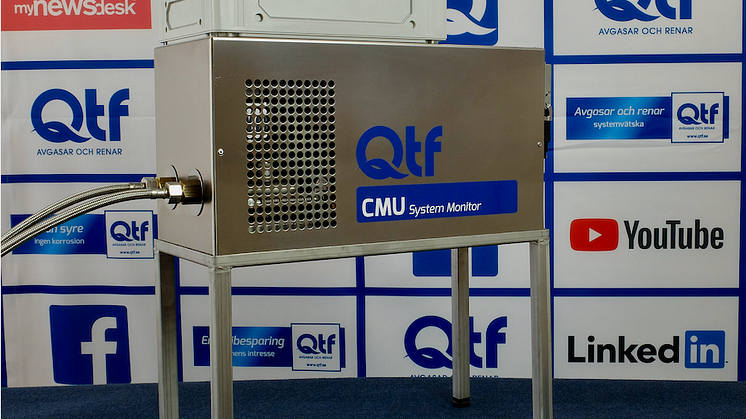CMU System Monitor från QTF ger systemägare kontroll på syrenivåer i systemvätska