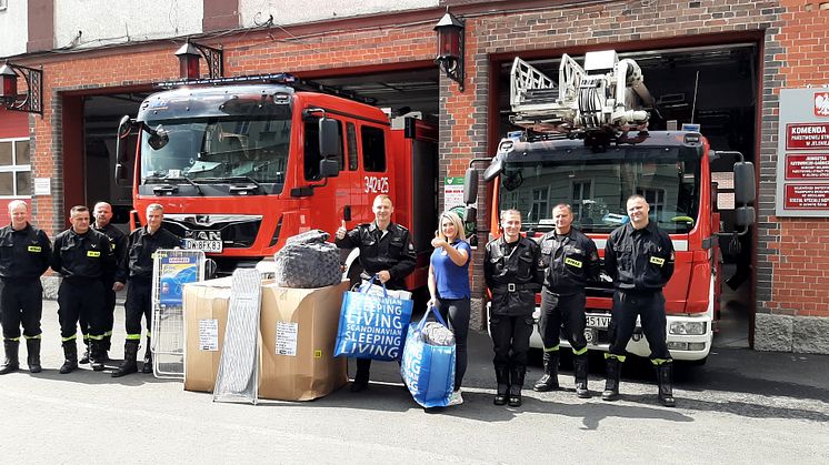Wsparcie inicjatywy Strażaków, JYSK wyposaża unikatowe Interaktywne Centrum Edukacji