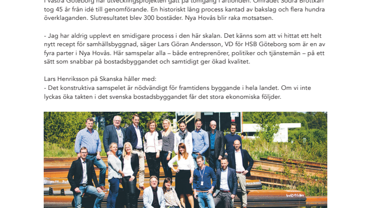 Klart för byggstart i Nya Hovås