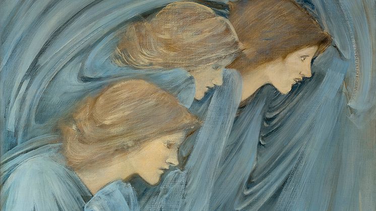 Edward Burne-Jones, The Spirit, or the Uninterpreted Dream, omkr. 1890, olja på duk, fotograf Guillaume Benoit. Bild beskuren