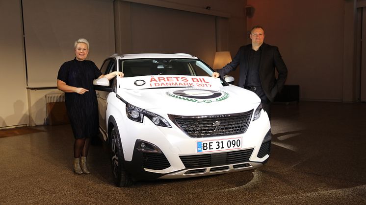 Vinder af Årets Bil i Danmark 2017, Peugeot 3008.