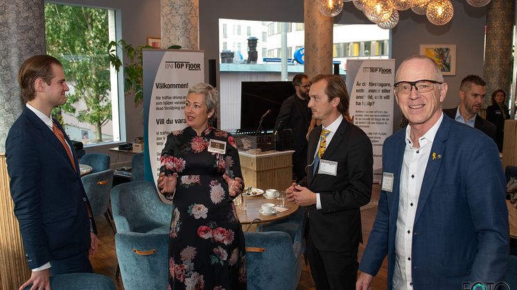 Philip Trobeck, Melania Balseiro, David Bodin och Joachim von Stedingk. ​Foto: Ewa Malmsten Nordell, Fotofralla