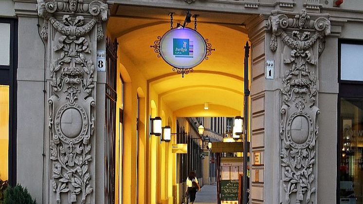 Der Eingang zum Innenhof des Barthels Hof, der endlich wieder vollständig begehbar ist