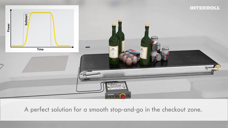 Interroll Solutions: smooth stop-and-go in the checkout zone