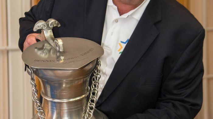 Seglarlegendaren Dennis Conner, 76, som kan skryta med hela fyra America's Cup-segrar.