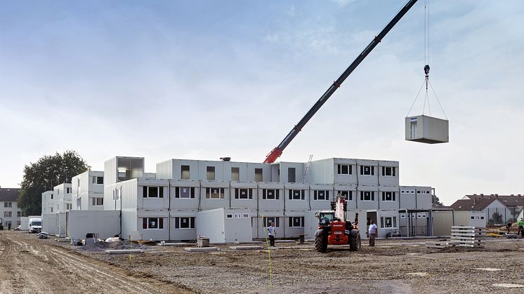 Heute noch eine Baustelle, doch in weniger als vier Wochen steht neuer Wohnraum für 340 Studierende bereit. 