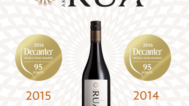Två årgångar... två guld från Decanter World Wine Awards