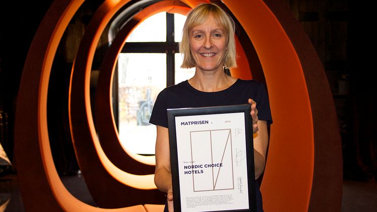 Nordic Choice Hotels vinner Matprisen for Årets kjede 2014