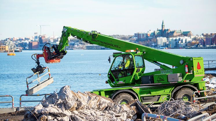 Mitt i Stockholm är eldriften uppskattad, för miljöns skull.