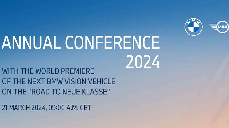 Live transmission fra BMW Group Annual Conference 2024