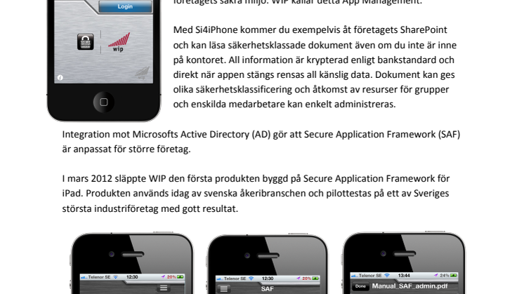 Säker dokument- och informationshantering för iPhone